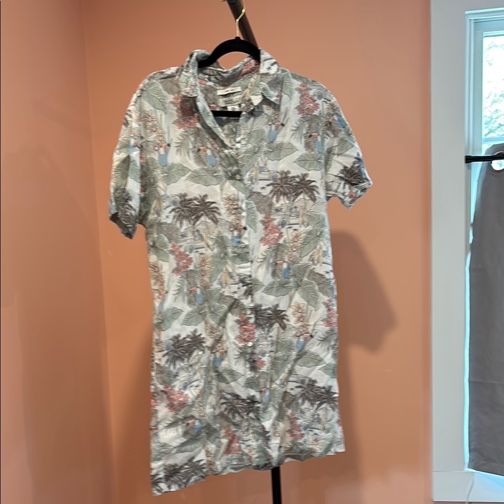 Rachel Zoe Tropical Print Men's Shirt